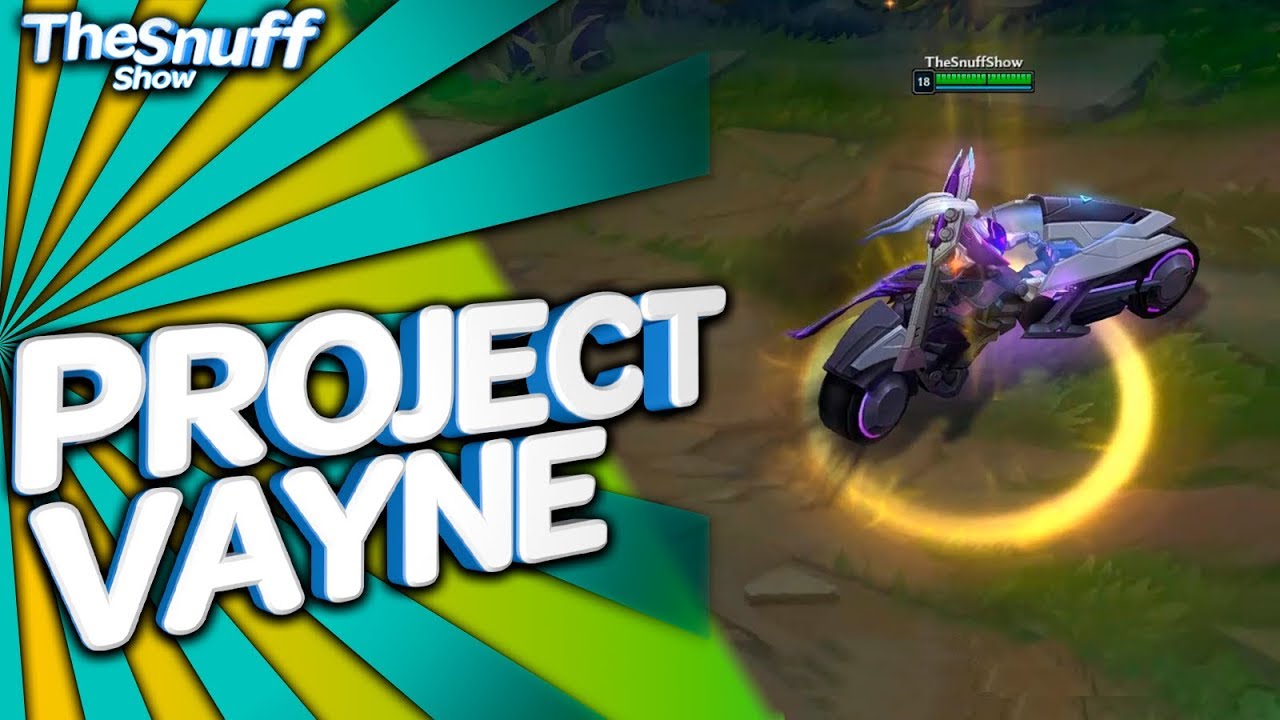 ПРОЕКТ Вейн Обзор скина - PROJECT Vayne Skin - League Of Legends