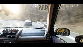 Lexus chasing M3 E36 on Slovak hill / mountaindrift