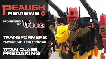 Video Review: Transformers: Power of the Primes - Titan Class PREDAKING