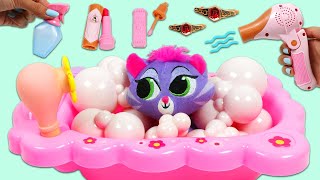 Puppy Dog Pals Hissy Pet Crate Makeover with Bubble Bath Spa, Hair Styling, & Princess Makeup