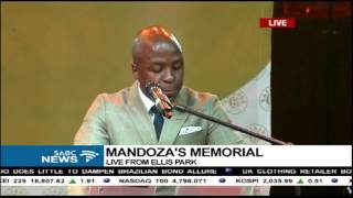 Kabelo Mabalane remembers the late Mandoza at memorial service