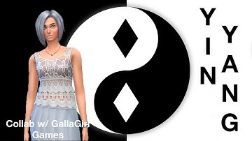 Yin-Yang Inspired W/ GallaGirl Games | The Sims 4