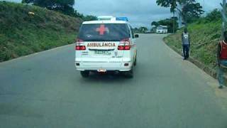 Cabinda com escolta de bombeiros :)