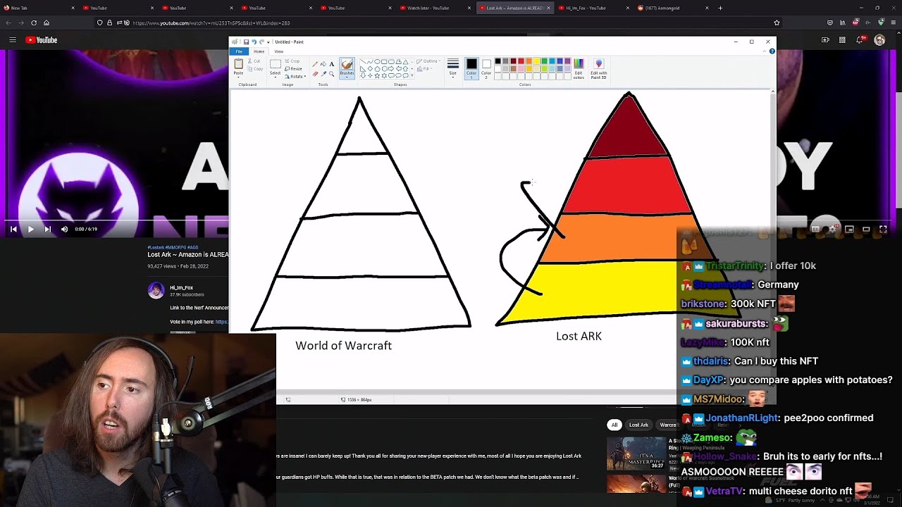 Asmongold compares Lost Ark vs WoW