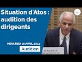 Situation datos  audition des dirigeants