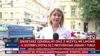 Sekretarz Generalny Onz Z Wizytą We Lwowie. Relacja Red. Arlety Bojke