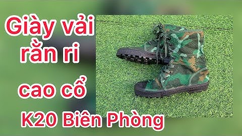 Giày vải rằn ri cao cổ K20 Biên Phòng ( Siêu đẹp )