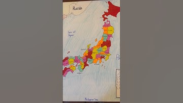 I made a map of Japan! #fypシ #fyp #map #mapping #geography #info #educational