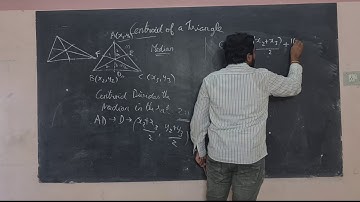 IX Standard Maths - Centroid of a Triangle - Exercise 5.5.
