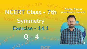 Class 7 Chapter 14 Ex 14.1 Q 4 Symmetry Maths NCERT CBSE