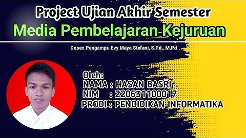 Video Pembelajaran Pemrograman Dasar dan Flowchart SMK Kelas X