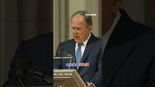 Solid, Reliable And Rare Former President Bush Gives Heartfelt Eulogy For Cheney