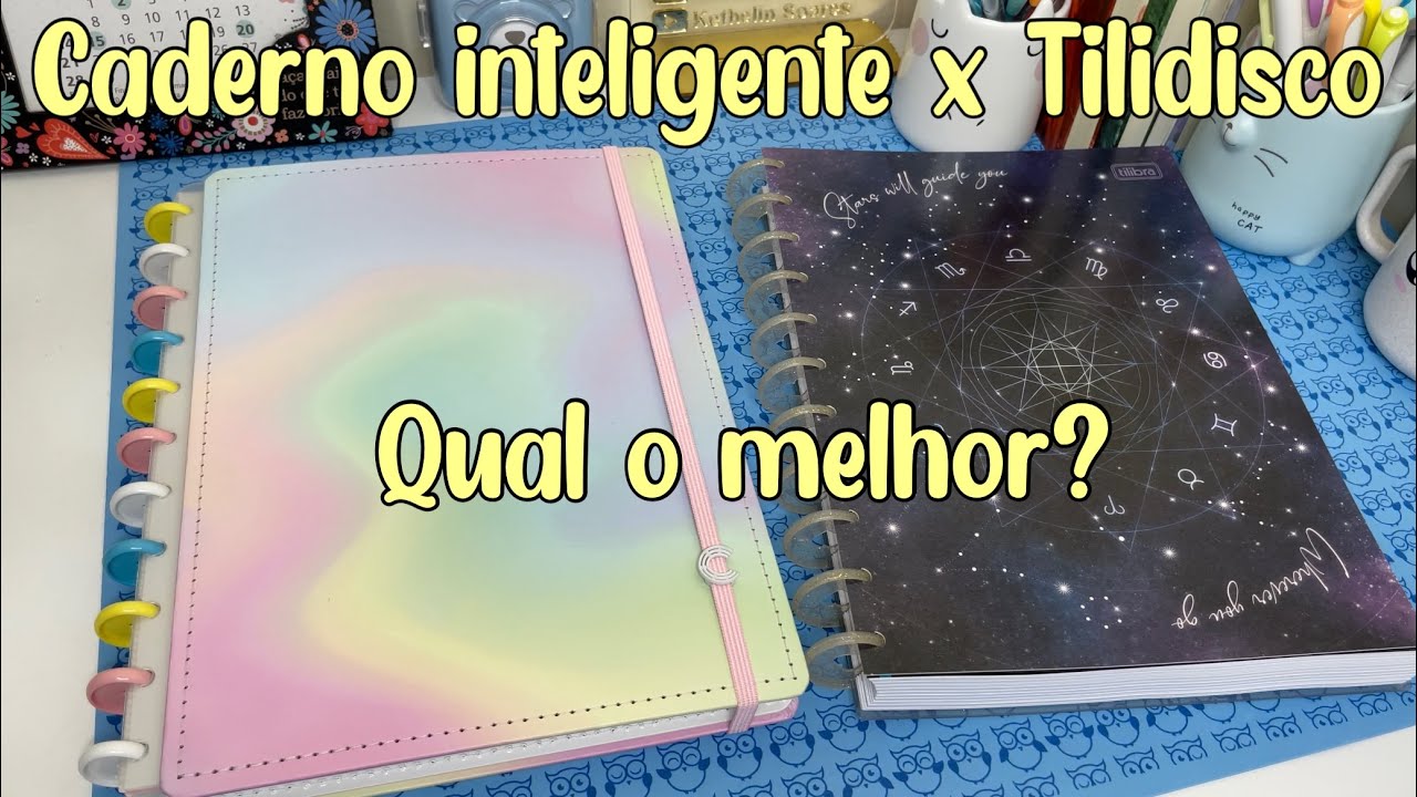 COMPARANDO CADERNO INTELIGENTE VS TILIDISCO - CADERNO DE DISCO DA TILIBRA- QUAL O MELHOR?