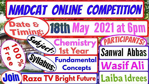 Nmdcat Online Competition Test 2..Kips Lectures 2021..Raza TV ...Saeed Mdcat
