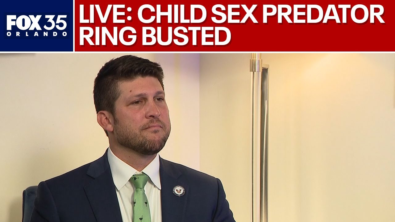 LIVE: Florida Sheriff, Attorney General on child sex predator sting operation