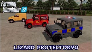 FS22  New Mod (console): Lizard Protector90 | Police and Rescue Car | Mods in the spots # 206