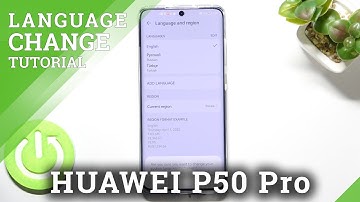 How to Change System Language on HUAWEI P50 Pro - Change Device Language