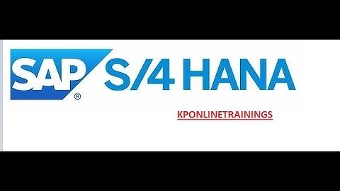 SAP S/4 BASIS  HANA - DEMO