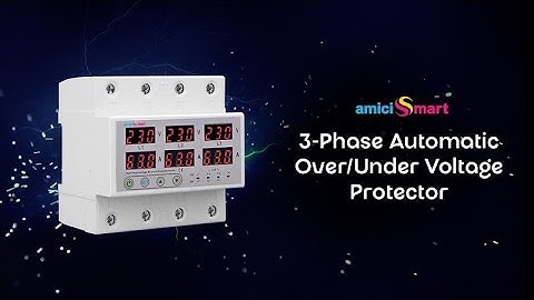 How to Setup & Install amiciSmart 3-Phase Automatic Over/Under Voltage Protector | Complete Guide
