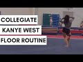 Kanye west gymnastics floor routine  taylor krippner