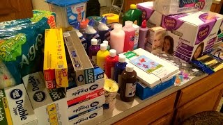 Once-A-Month Household & Homeschool Supplies Shopping Haul | Walmart 7/16