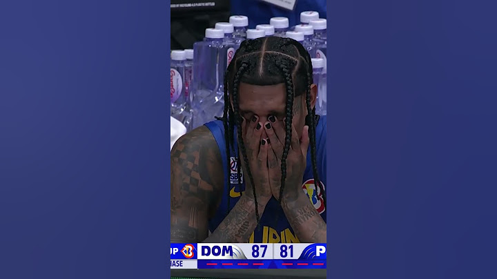 Jordan Clarkson left it all on the floor for Gilas last night 💔🇵🇭 #FIBAWC #WinForAll