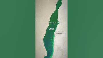 The Aral Sea once the 4th largest lake. But since the 1960s, it has lost more than 90% of its water.