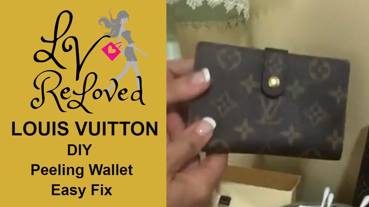 Peeling wallet issue : r/Louisvuitton