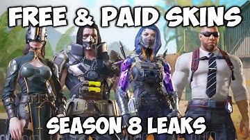 SEASON 8 LEAKS | All Free, Lucky Draw, Crate, & Bundle Characters Skins | COD Mobile | CODM