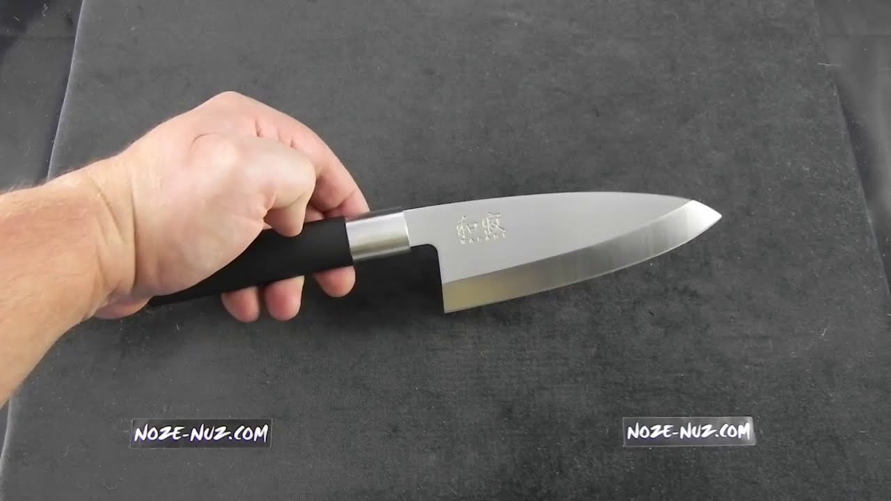 KD6715 Wasabi Black Deba knife Short video review YouTube