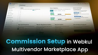 Commission Setup In Webkul Multivendor Marketplace App Zenith