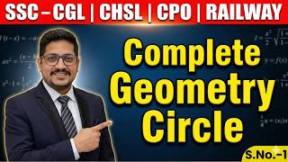 ✅ सबसे महत्वपूर्ण Circle Properties || SSC CGL Mains, CAT, CHSL, BANK || MASTER FANISH