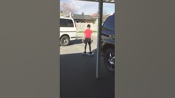 My first time on a hover board