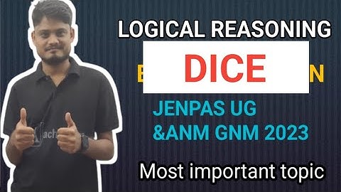 JENPAS UG 2023 PREPARATION|ANM GNM 2023 Preparation|Logical reasoning class|Dice
