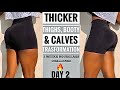 DAY 2: Grow THICKER THIGHS, BOOTY & CALVES Real Fast~2 Weeks Hourglass Figure Workout | Leg Workout