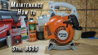 Stihl BG55 Full Maintenance - HOW TO