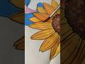 Beautiful sunflower #art #drawing #artshorts#sketch#sunflower #drawing#girlart#shorts#youtubeshorts