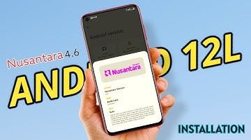 NUSANTARA v4.6 👉 Android 12L rom | install Nusantara v4.6 rom on REDMI NOTE 9 ⚡⚡