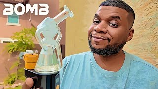 Bomb E-rig Spin Recycler Glass & Carb Cap Kit Unboxing & Review