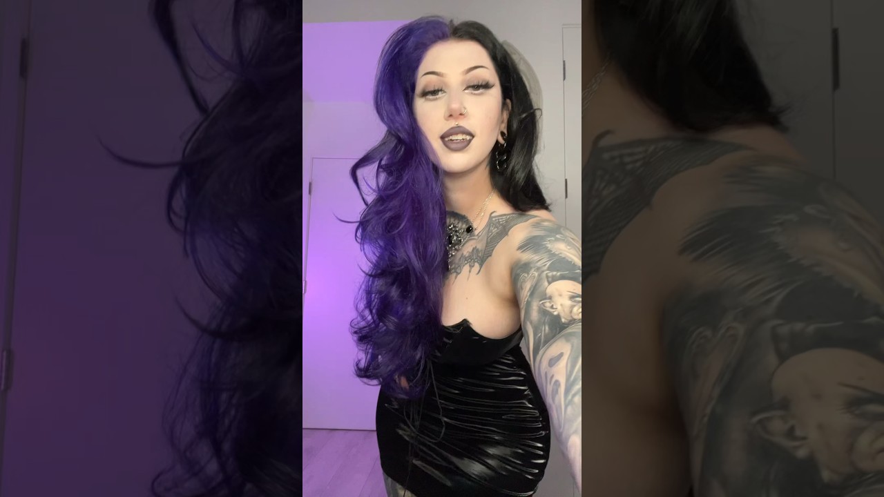 Love this trend 💜🖤