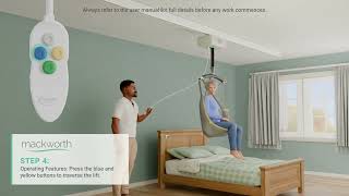 Mackworth TX600 Advanced Patient Ceiling Lift - Quick Start Guide