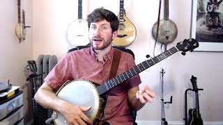 Vignette de la vidéo "Last Chance - A Part Tutorial - Clawhammer Banjo"