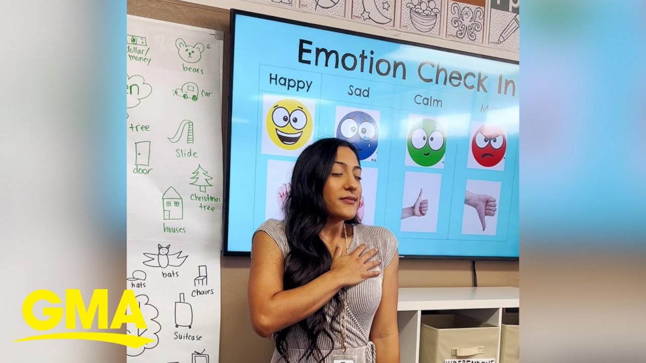 Teacher’s ‘emotion check-in’ helps students share their feelings l GMA