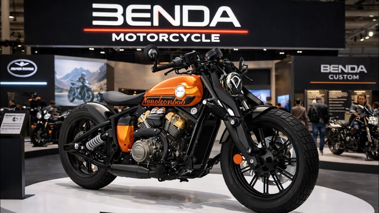 2026 NEW BENDA NAPOLEON BOB 125 V-TWIN UNVEILED!! HONDA REBEL KILLER!!