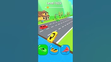 Shape-shifting Funny Race New Gameplay hyper casual games #shorts #gameplay