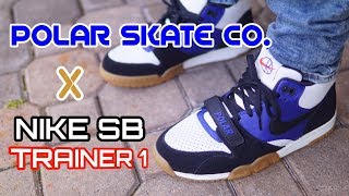 polar skate co x nike sb air trainer 1