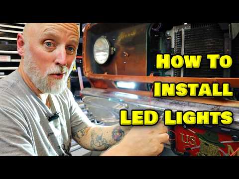 LED Fog Lights on the Shop Truck | Complete Install