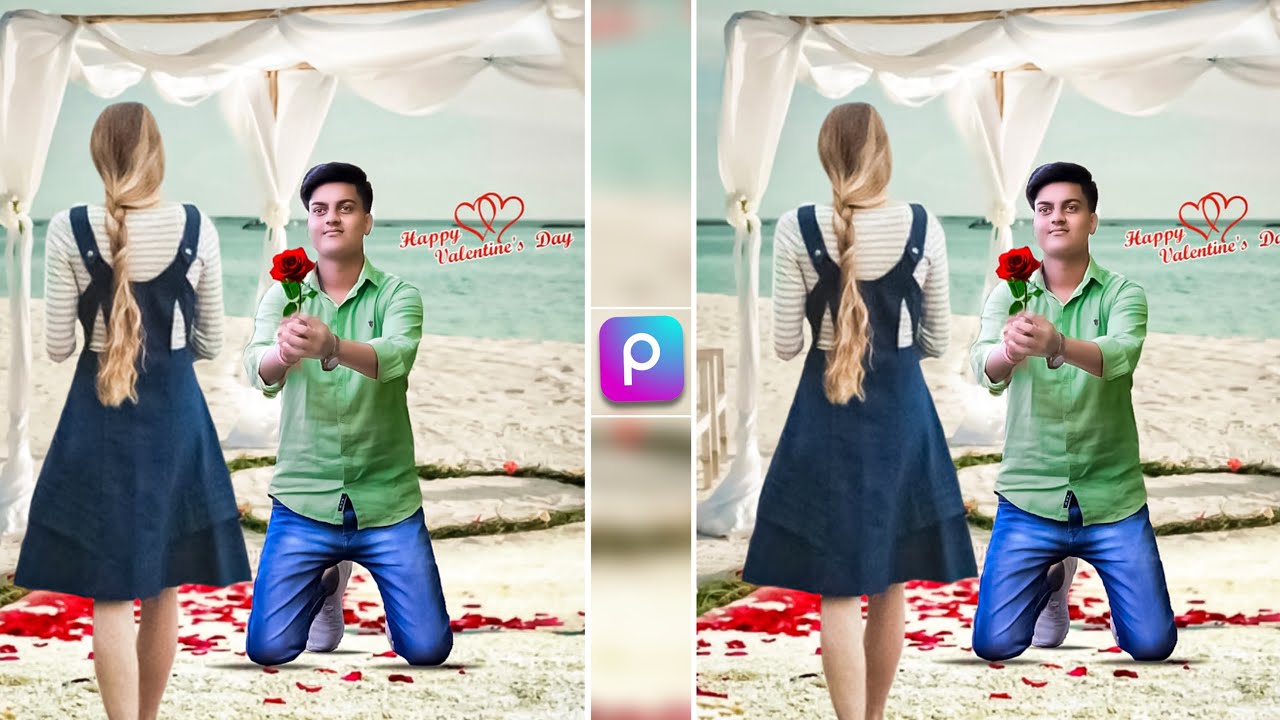 Rose day Special photo editing 2022 || volentine day photo editing || Picsart volentine day editing