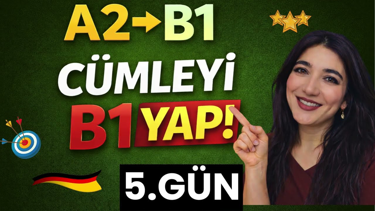 4.Gün |A2-B1 Cümle Geliştirme Serisi #almancaöğreniyorum #Almanca