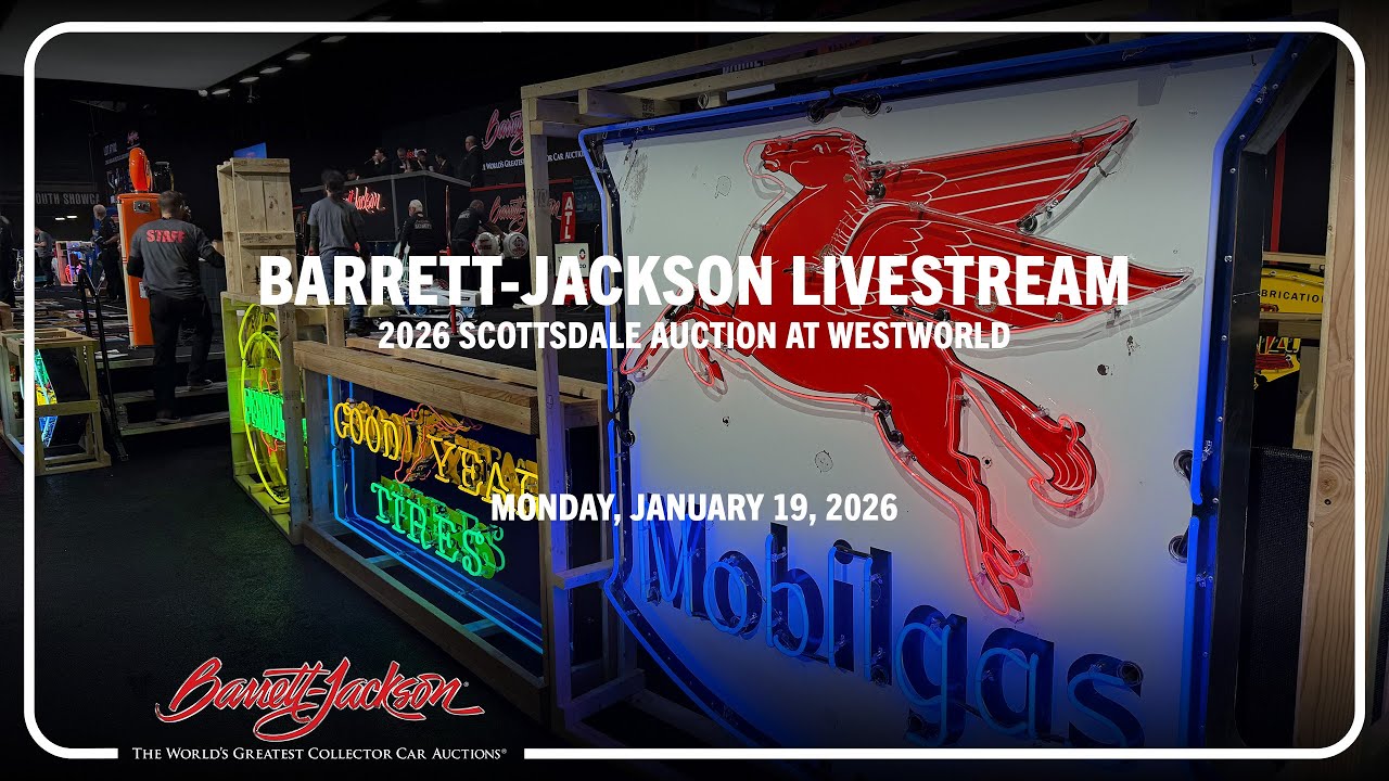 LIVE // MONDAY 2026 SCOTTSDALE AUCTION LIVESTREAM // MONDAY, JANUARY 19, 2026